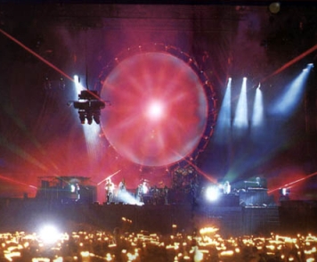 Immagine dal tour 1988 dei Pink Floyd