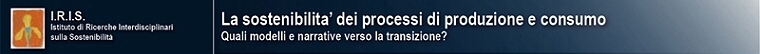 La sostenibilit dei processi di produzione e consumo