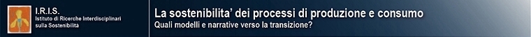 La sostenibilit dei processi di produzione e consumo